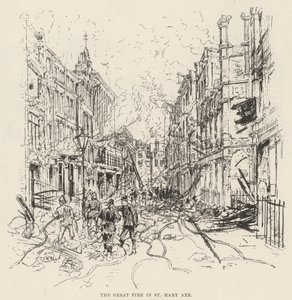 Le grand incendie à St Mary Axe - Melton Prior